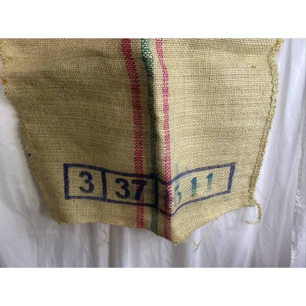 Vintage Product of Columbia Coffee 3 Color Burlap Decorative 70 Kilos Bags‎